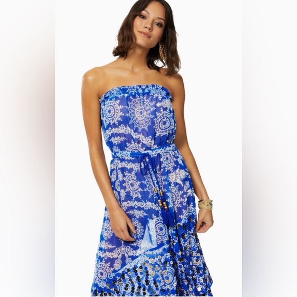 NEW Ramy Brook Cianna Dress-Size Medium-Retails for $325 - Picture 2 of 11